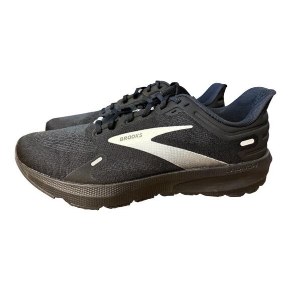Brooks Other - Brooks Launch 9 Black Running Shoe Black Men size 11.5 2E extra wide